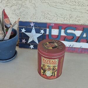 Baking Powder Tin - Classic Red